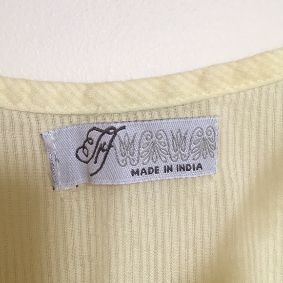 Pale Yellow Babydoll Tank - Picture 7 of 9